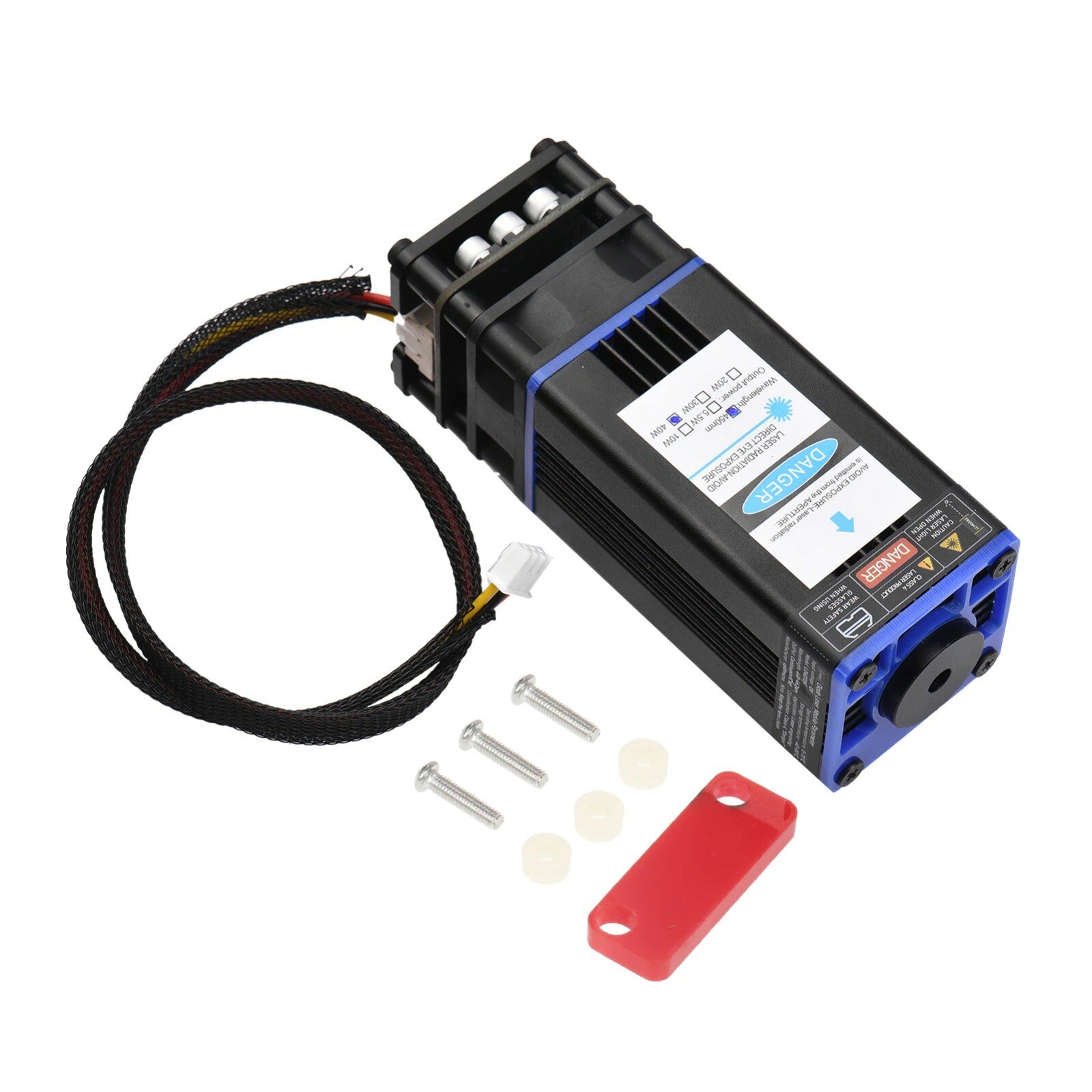 450nm 5,5W 10W 20W 30W 40W Laser Modul CNC Gravieren Schneiden Gravur Brennweite