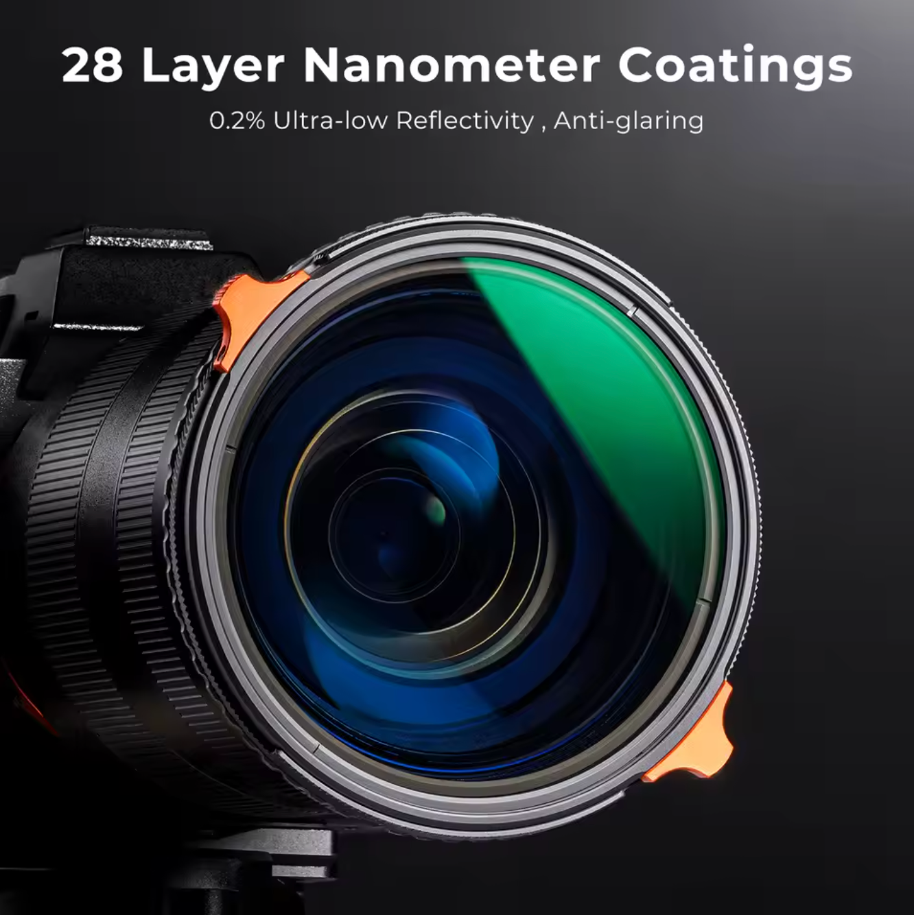 K&F Concept Variabler ND-Filter Kamerafilter ND4 bis ND64 Zirkular Polarisiert