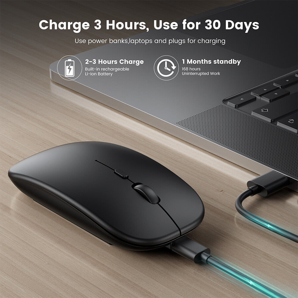 Kabellose Maus PC USB Wireless Mouse Computer Notebook Laptop Funkmaus[Rot]