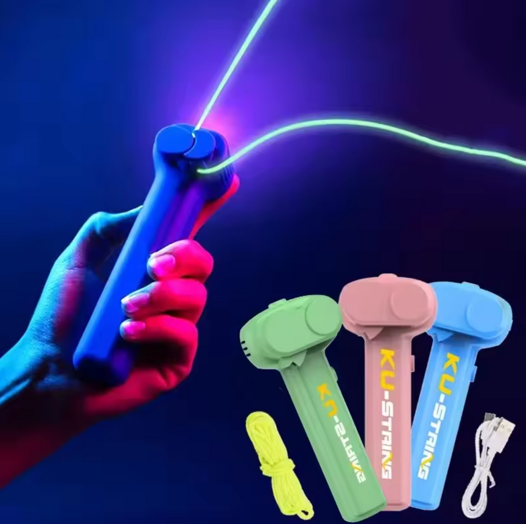 String Launcher Leuchtet im Dunkeln Glow in the Dark Seil Launcher