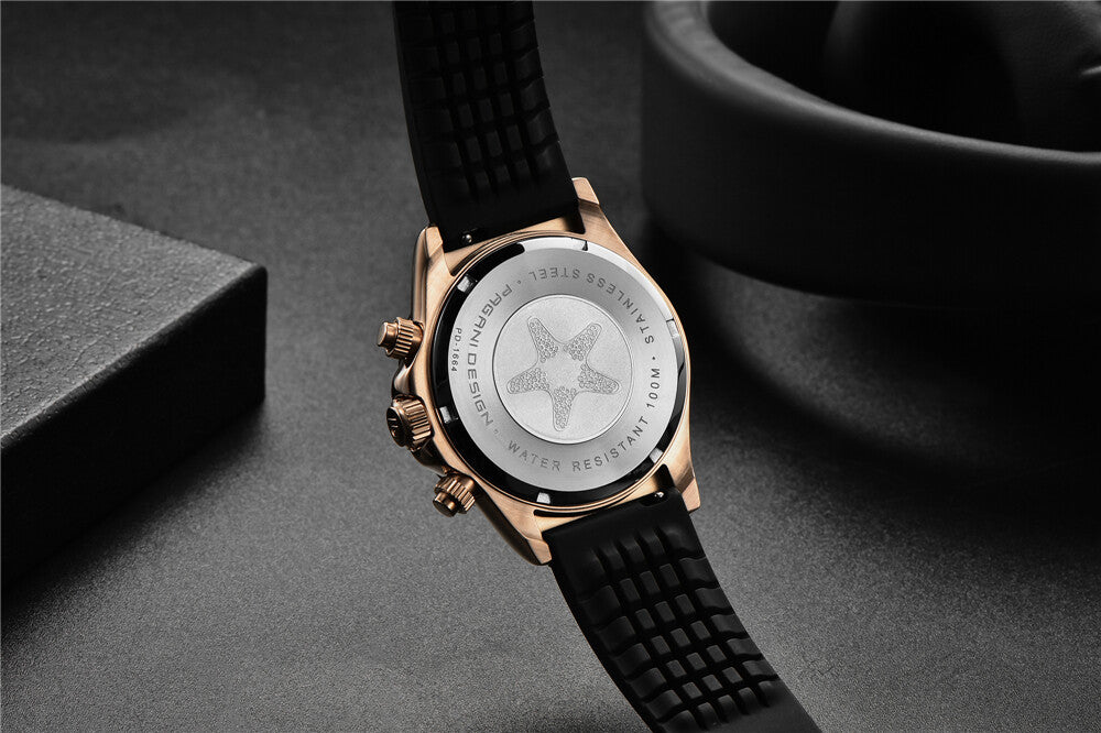 Pagani Design PD-1664 Uhr Chronometer Herrenuhr Männer Quartz Edelstahl