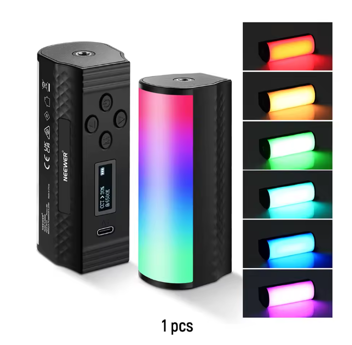 NEEWER Magnetischer Handlichtstab RGB Studiolicht 2500-8500K mit Akku Lichtstab
