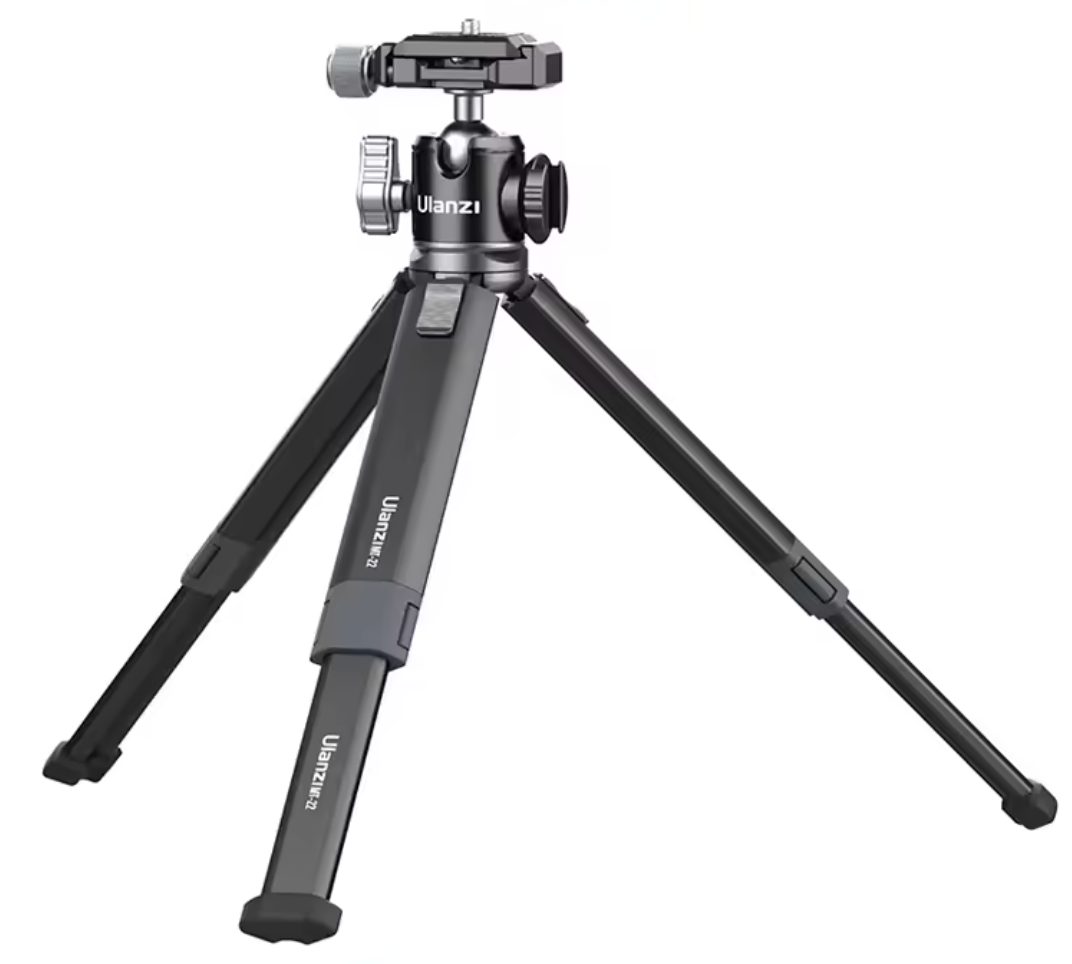 Ulanzi MT-24 Tischstativ Vlogstativ Kameragriff 360° Rotation Kugelkopf Stativ