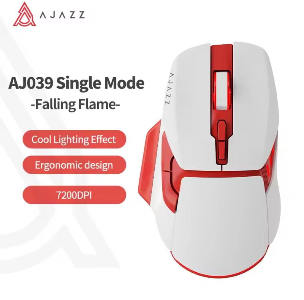 Ajazz AJ039 RGB Maus Tri-Mode USB 2,4Ghz Bluetooth 7200 DPI Gaming Maus