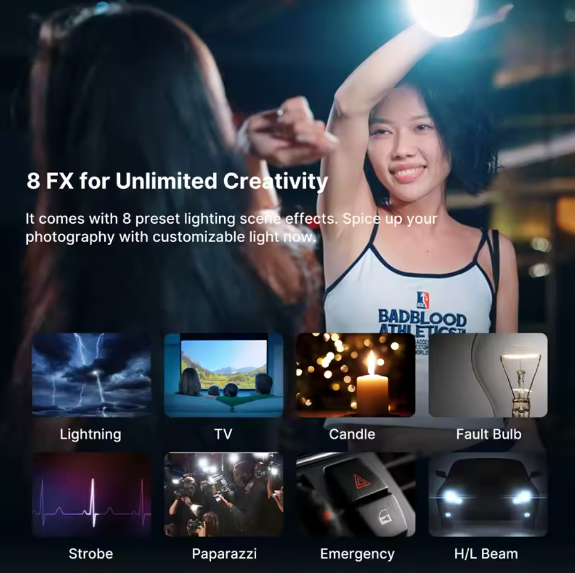 Ulanzi L023 40W Pro Videoleuchte Stuidoleuchte 2500K-6500K mit Akku