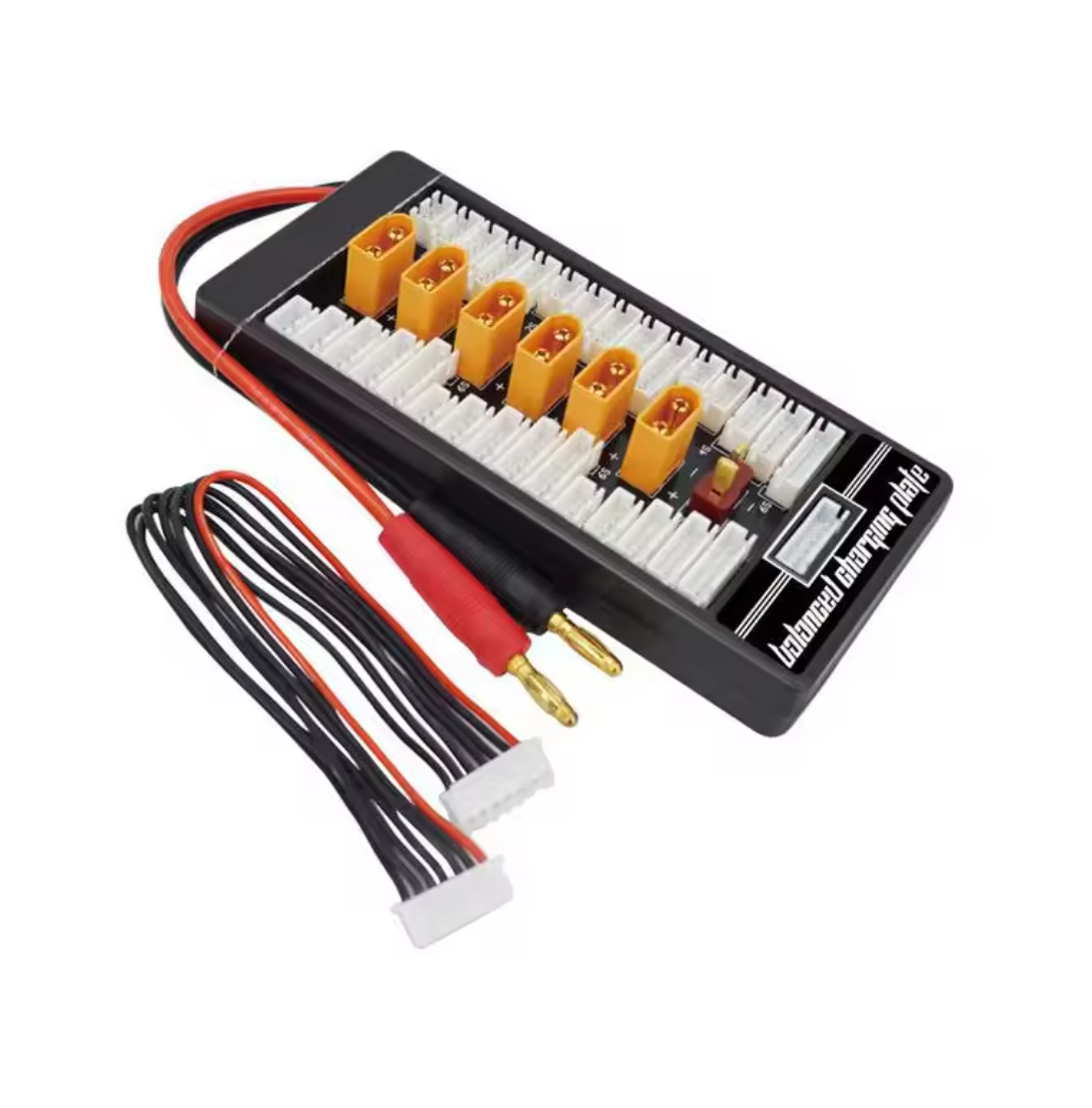 XT60 Balance Board LiPo Paraller Charging Board Ladeboard 2S-6S 6x XT60