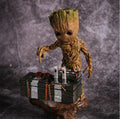 Marvel Guardians of the Galaxy Baby Groot mit Bombe Figur Spielzeug Souvenir