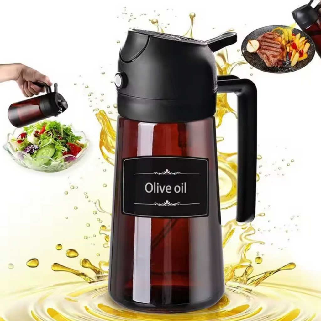 470ml Öl Sprühflasche Olivenöl Sprüher Ölspender Ölsprüher 16 OZ Unzen
