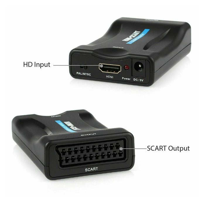 HDMI zu auf Scart Konverter Adapter Wandler Converter 1080P HD TV AV Scaler
