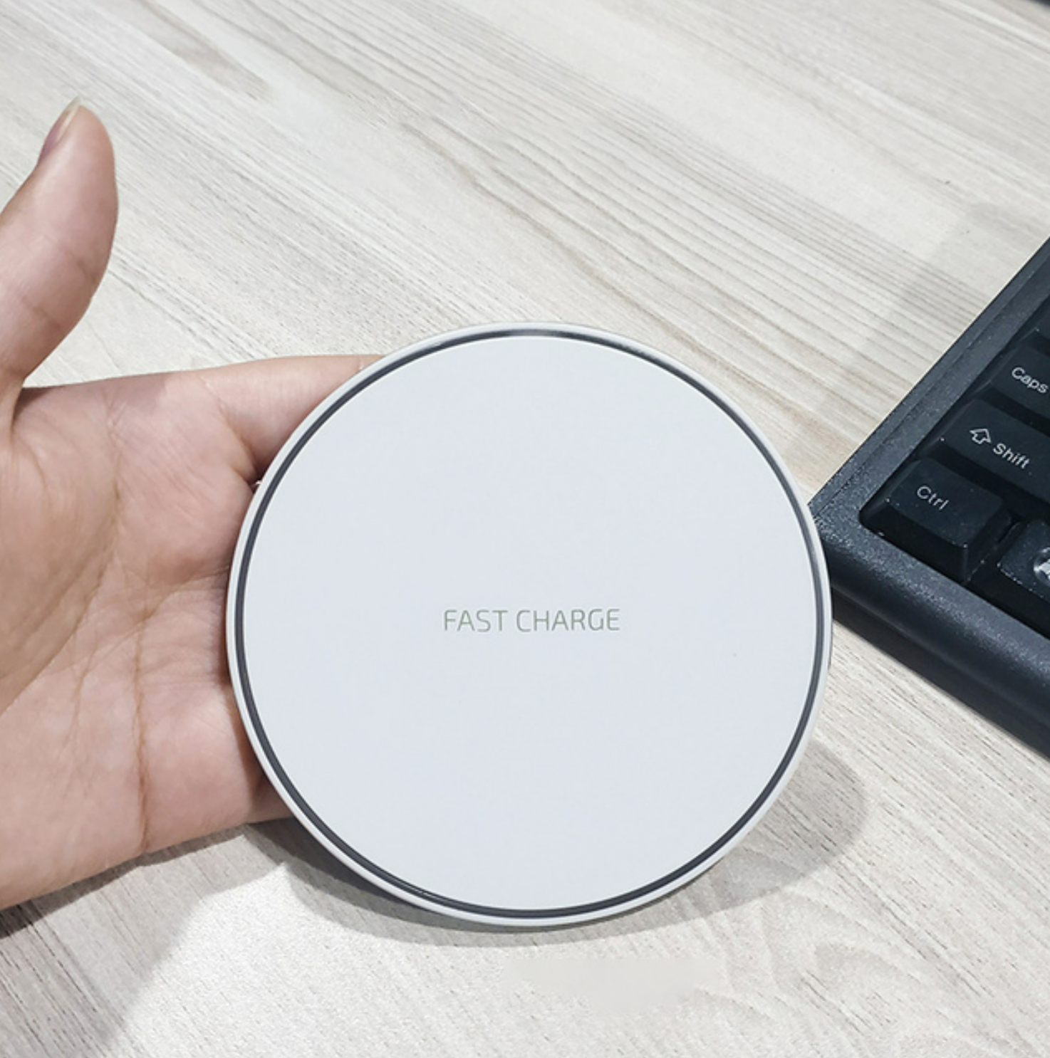 30W Kabelloses Ladegerät Schnelllader Ladeschale für Samsung Apple iPhone Xiaomi