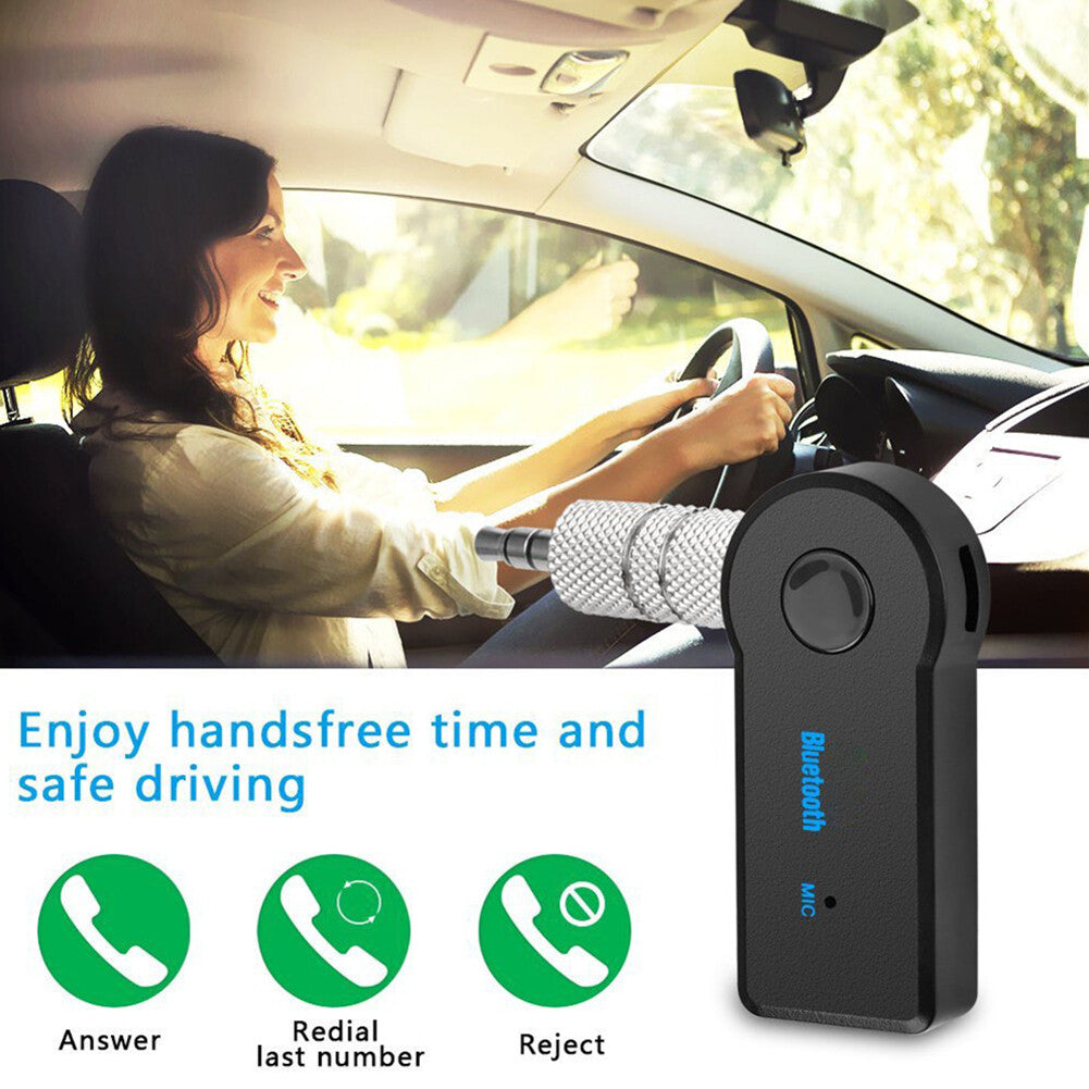 Bluetooth Audio Receiver KFZ Adapter AUX Kabel Auto 3.5mm klinke USB Empfänger