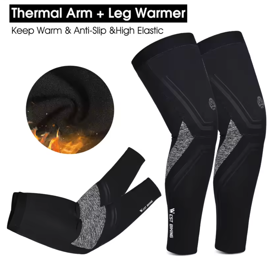 WestBiking Winter Ärmlinge Beinlinge Warm Armstulpen Beinwärme Fahrrad