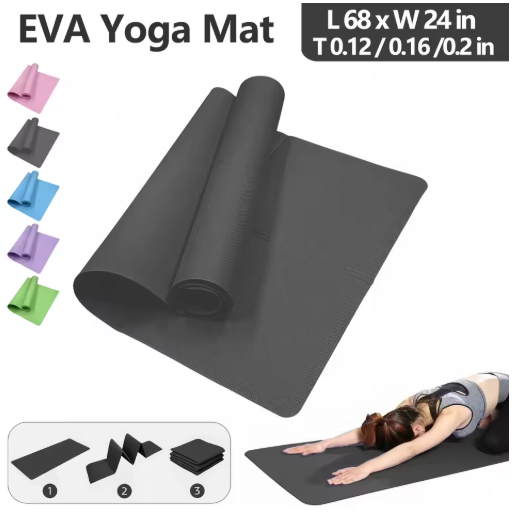 Yoga Matte Fitness Matte Sportmatte Gymnastikmatte Pilates Sport Gymnastik Yoga