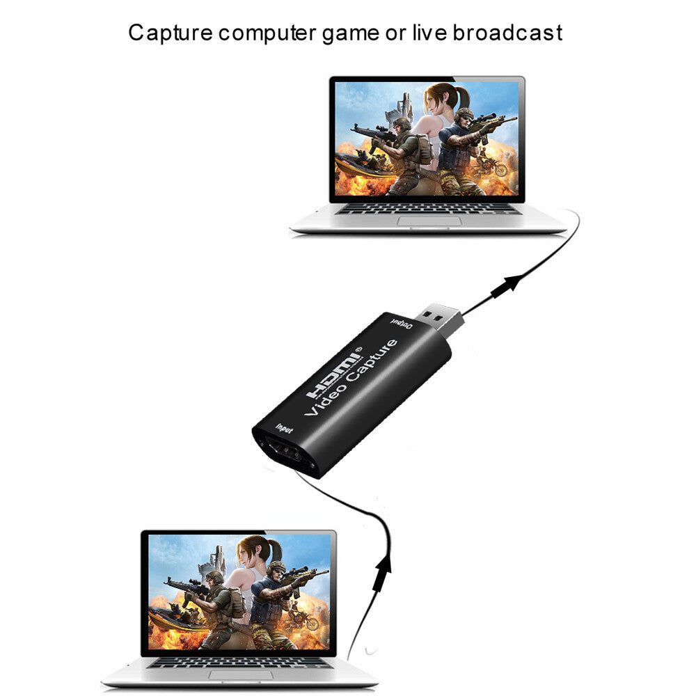 4K Video Capture Card HDMI auf USB 3.0 1080P Live Video Streaming Game Recorder