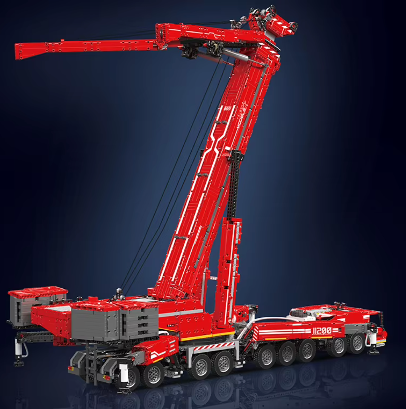 Mould King 17008 Kranwagen RC Steuerbar Technik Klemmbausteine 8507 Teile OVP