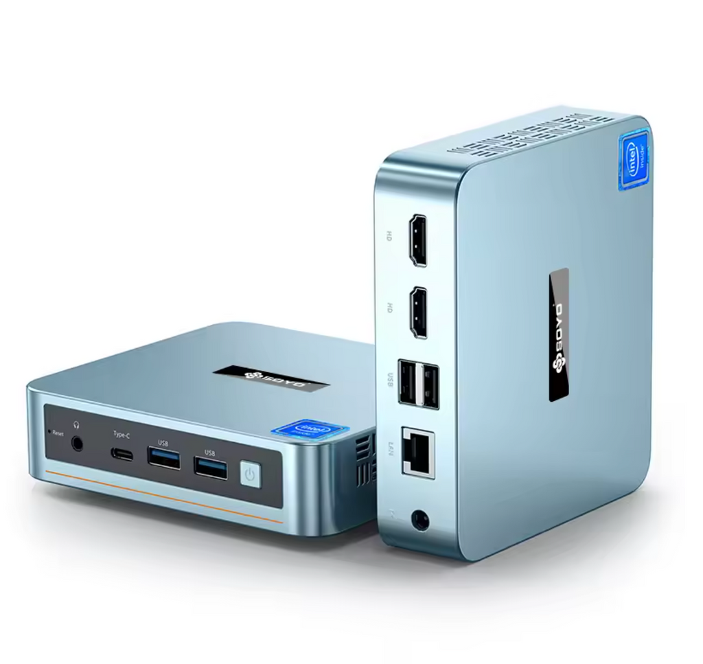 Soyo M2 Plus Mini PC Intel N100 CPU 16GB DDR4 Ram 512GB SSD