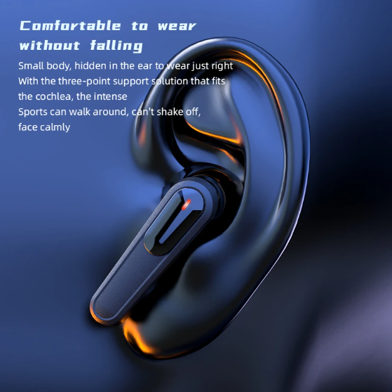 Bluetooth Kopfhörer In Ear kabellos Stereo Ohrhörer Schwarz mit Ladebox NEU