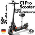 E-Scooter Elektroroller Faltbar Offroad Elektro Roller 10 Zoll Scooter C1 PRO