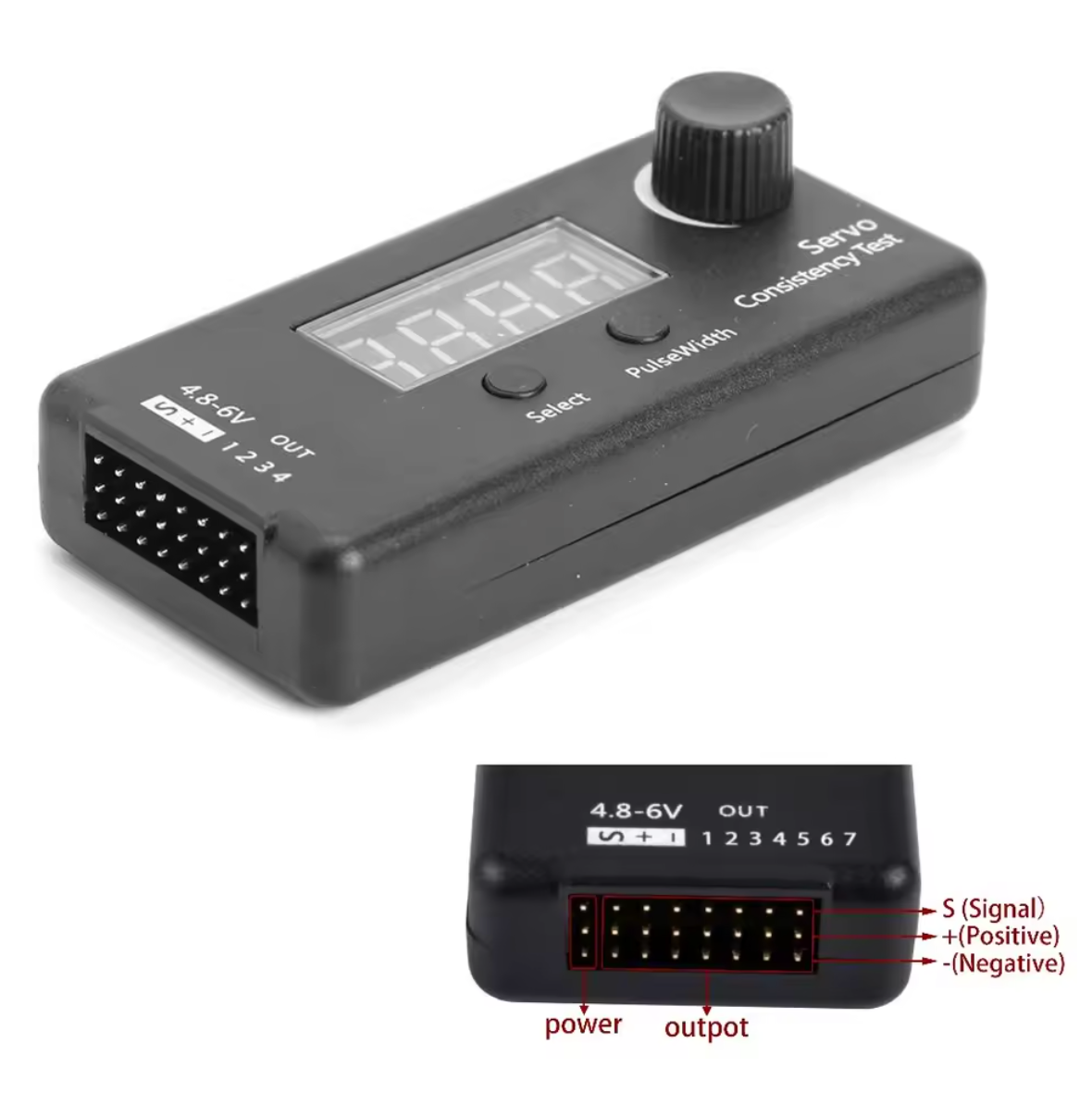 Digitaler Servotester ESC Tester für FPV RC Helikopter Flugzeug Auto