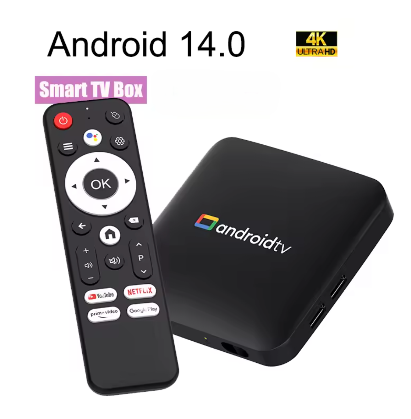 Android Smart TV Box Ultra HD 4K 2GB 16GB H96 Max Media Player WLAN LAN