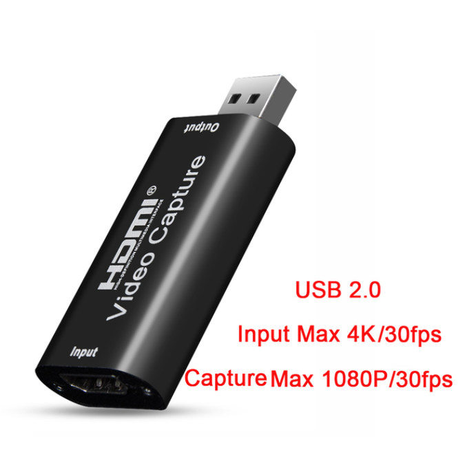 4K Video Capture Card HDMI auf USB 3.0 1080P Live Video Streaming Game Recorder