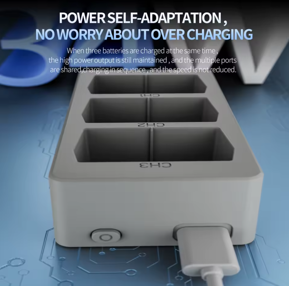 Für DJI Mini 5 Pro Akku Ladegerät Ladehub Ladestation Parallel Lader USB Typ-C
