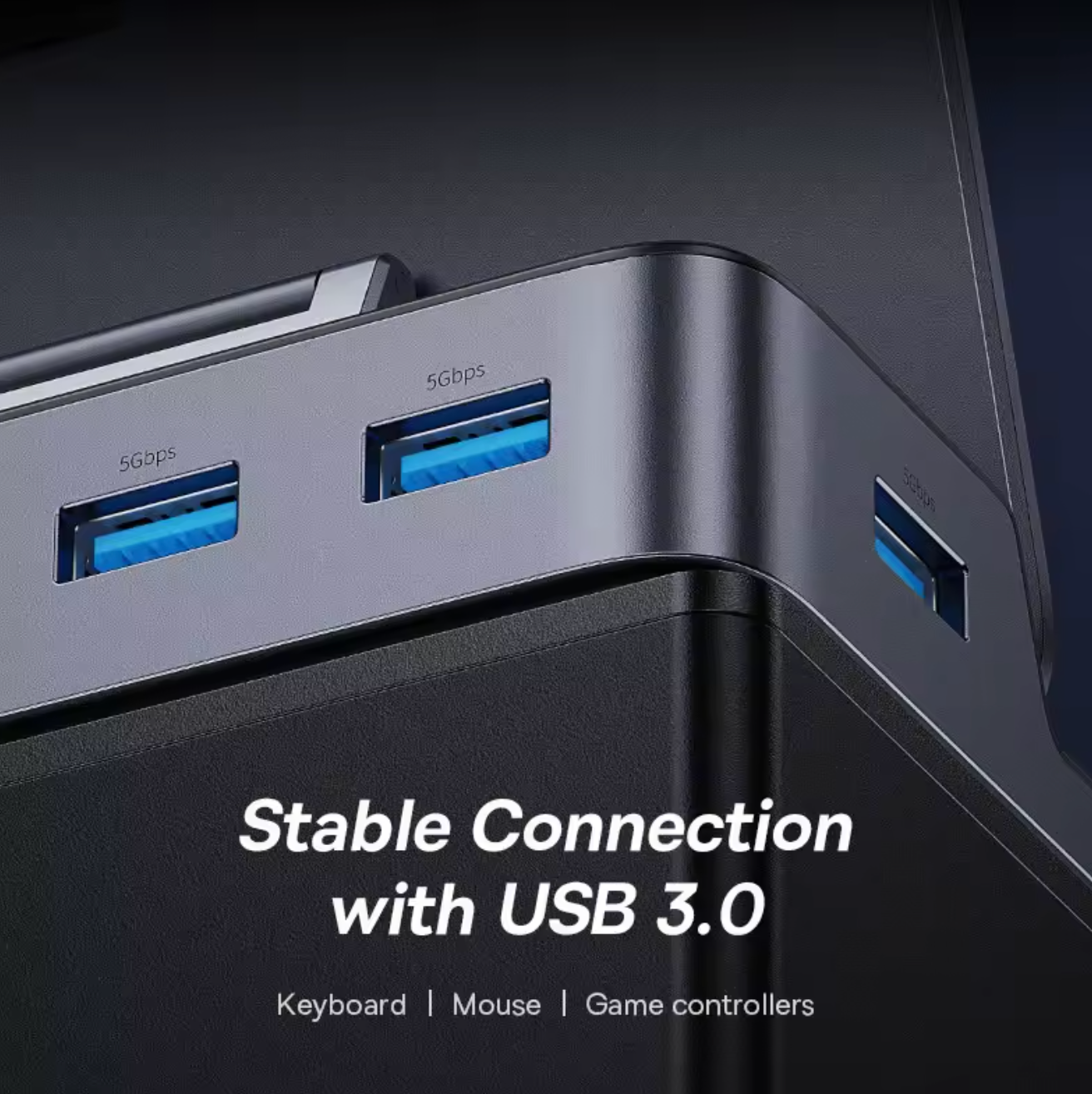 Baseus USB-C Dockingstation 6-in-1 für Steam Deck Nintendo Switch ROG Ally