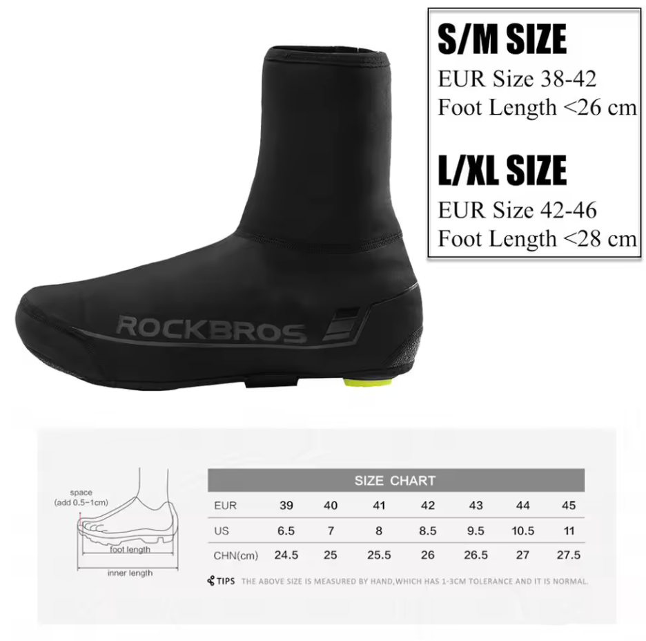 Rockbros Überschuhe Fahrrad Überzieher Radsport MTB Gravel Damen Herren Unisex