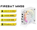 Firebat MN56 Mini PC mit AMD Ryzen 7 8745HS 16GB DDR5 512GB SSD M.2 Wifi 6