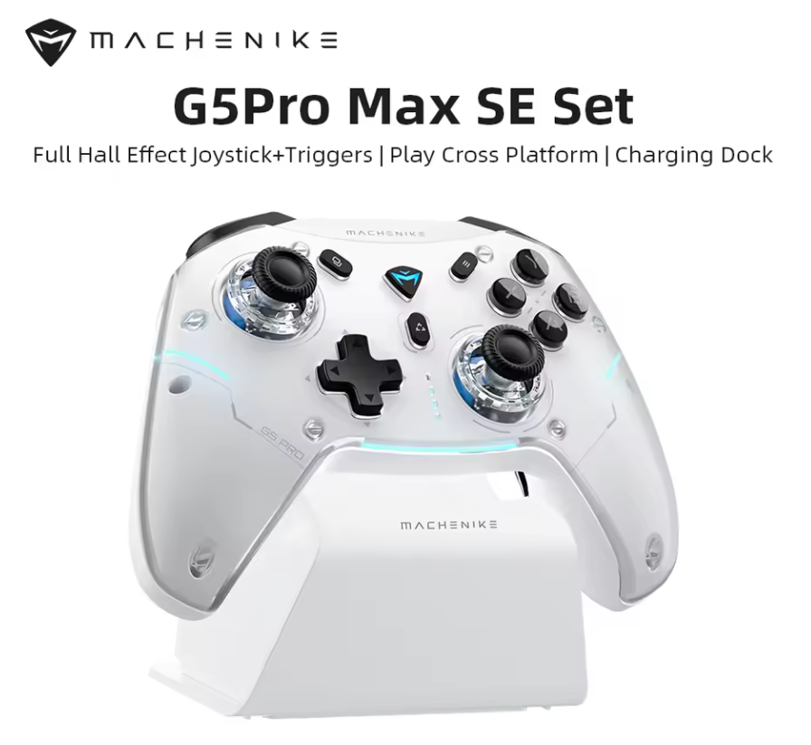 Machenike G5Pro Max SE Gaming Controller PC TV Switch 1000Hz Hall Effect Gimbal