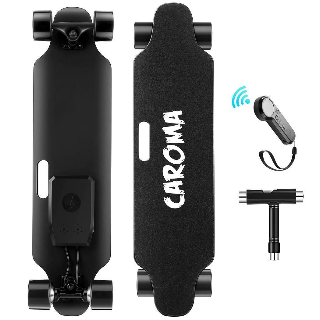 700W Elektrisch Elektro E-Skateboard Longboard mit Fernbedienung Doppelmotor DHL