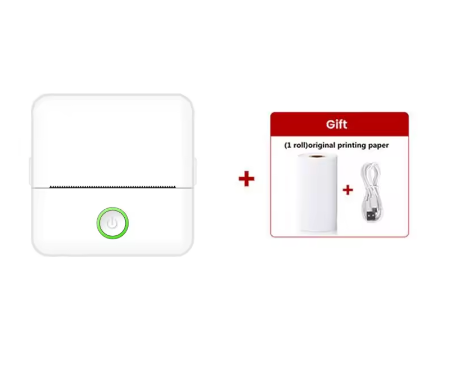 Mini Drucker Handy Bluetooth Fotodrucker Sticker Drucker Thermodrucker