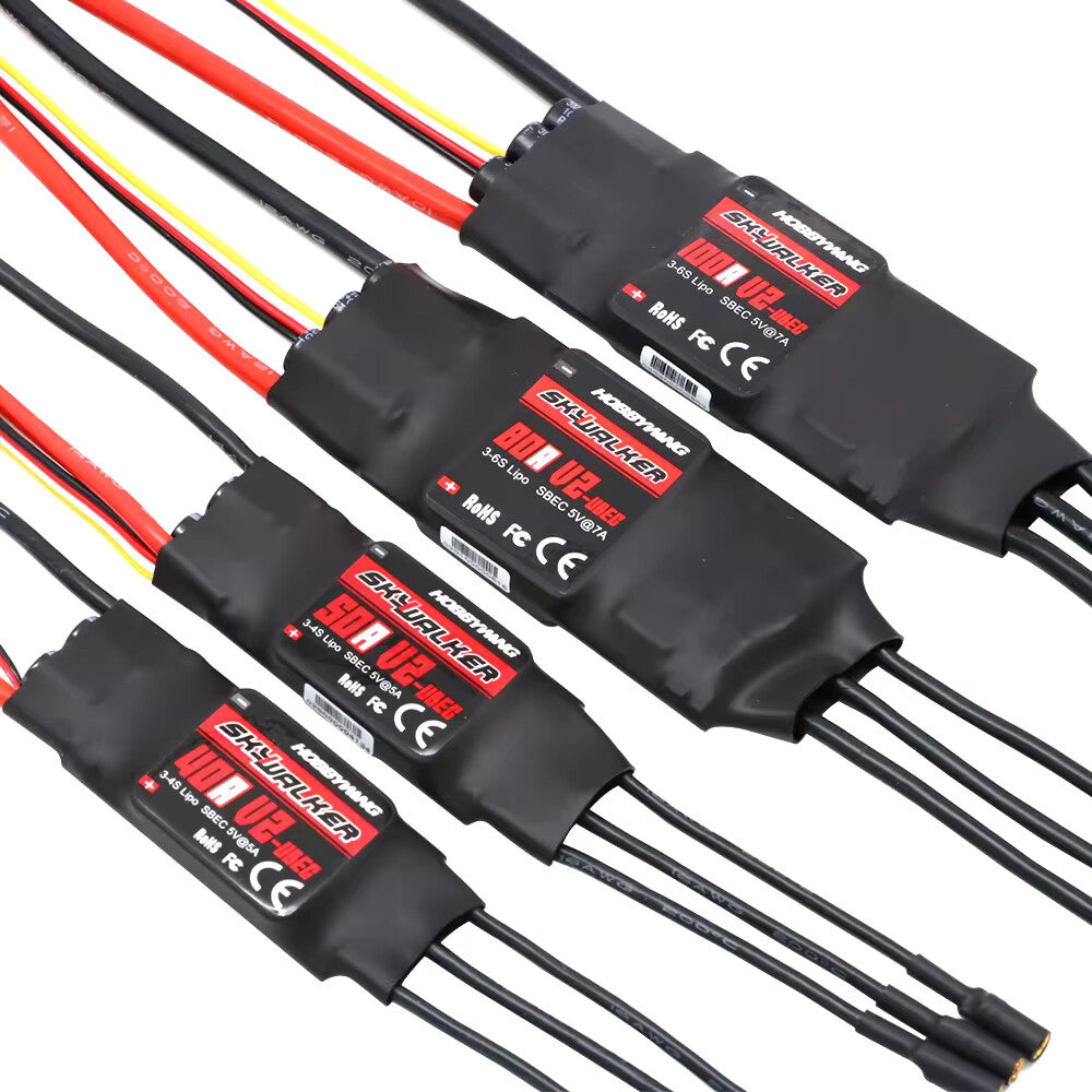 Hobbywing Skywalker V2 ESC Flugzeug 120A 100A 80A 60A 50A 40A 30A 20A 15A UBEC