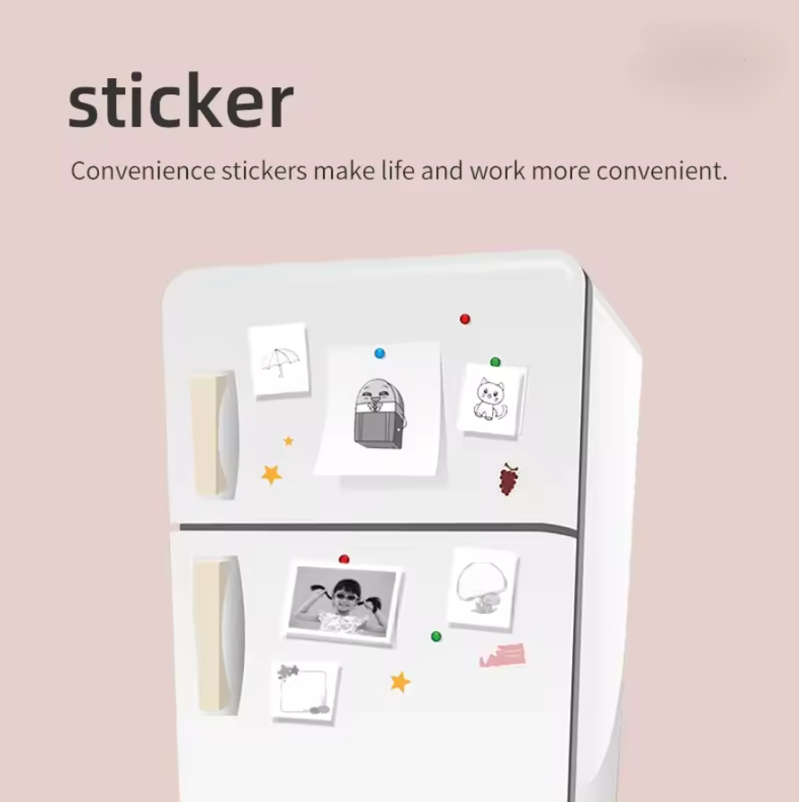 Mini Drucker Handy Bluetooth Fotodrucker Sticker Drucker Thermodrucker