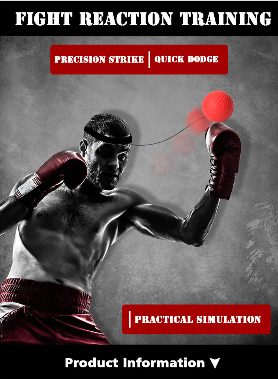 Boxen Training Ball Reflex Boxball Boxing Kopfband für Speed Fitness Punch Kampf