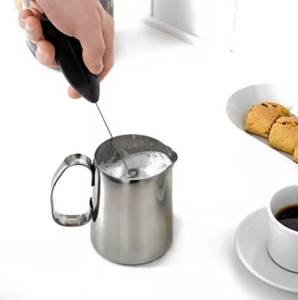 Elektrischer Milchaufschäumer Mixer Schneebesen Handmixer Rührgerät
