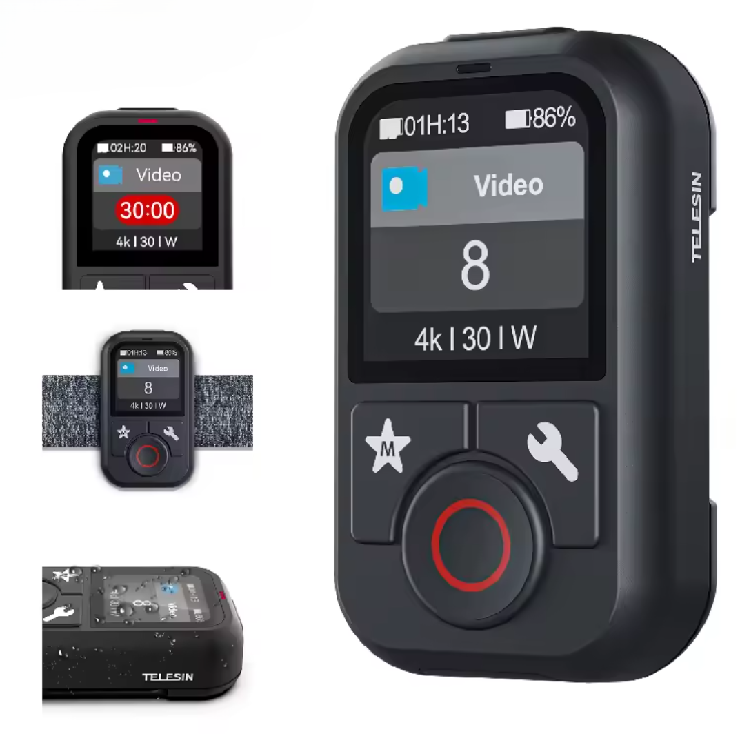 Fernbedienung für GoPro Hero 13 12 11 10 9 8 Fernauslöser Wasserdicht Bildschirm
