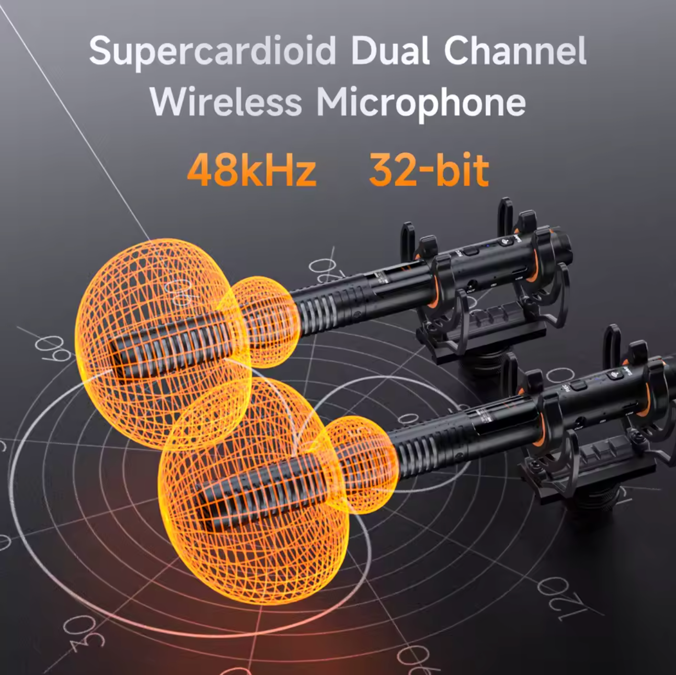 COMICA VM40 2,4G Kameramikrofon Kardioid Shotgun Microphone Richtrohrmikrofon