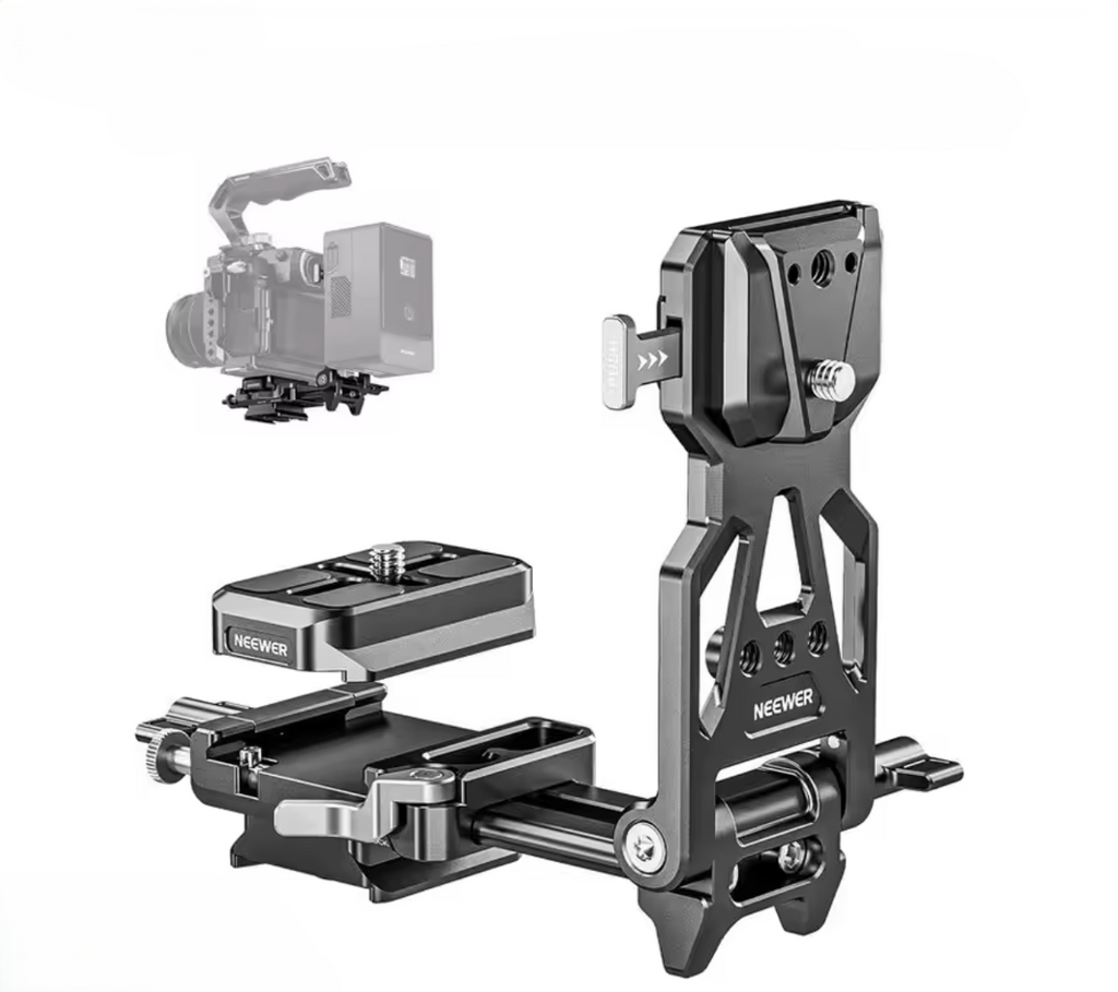 NEEWER V-Mount Batterieplatte Kamera Schnellwechsel Grundplatte Faltbar