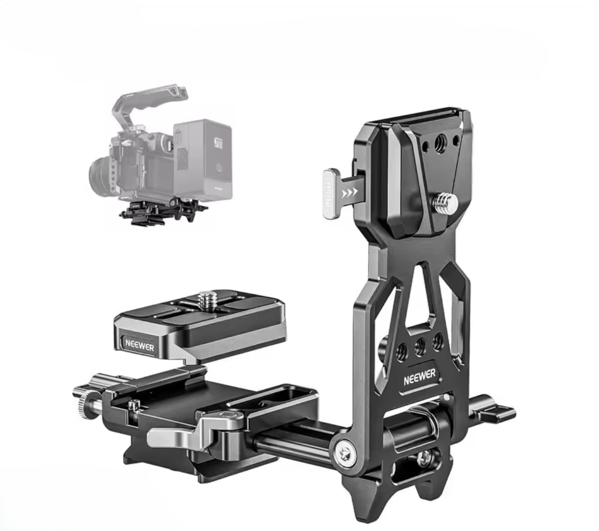 NEEWER V-Mount Batterieplatte Kamera Schnellwechsel Grundplatte Faltbar