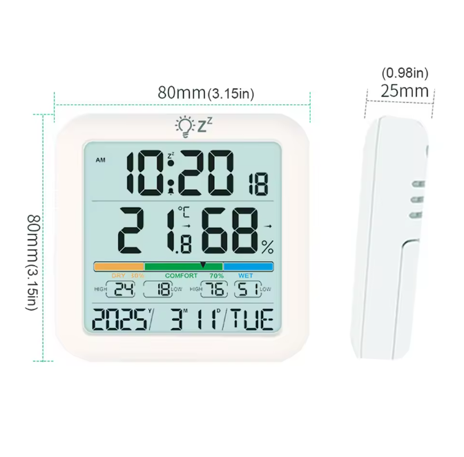 Hygrometer digital Temperatur Luftfeuchtigkeit Messgerät Thermometer