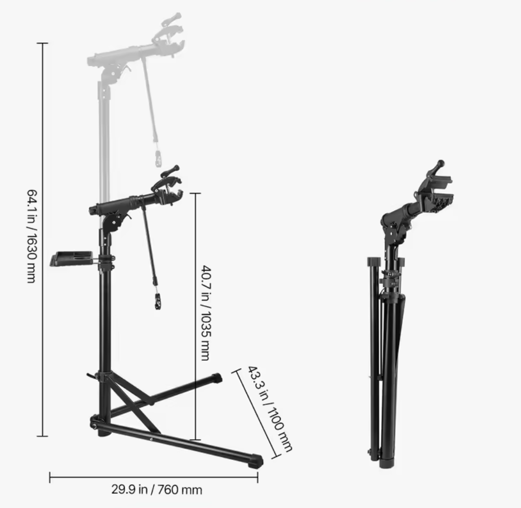 Fahrrad Montageständer Reparaturständer bis 39kg Fahrrad Wartungsständer