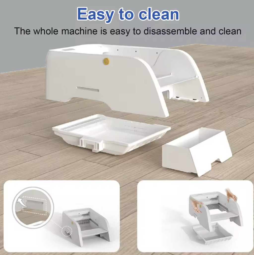 Smart Katzenklo Automatische Katzentoilette Selbstreinigung Offen mit App