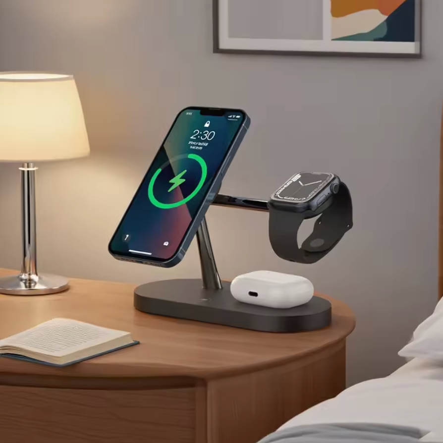 3in1 Magnetische Kabellose Ladestation Für Apple Watch 10 Ultra iPhone 17 16 15