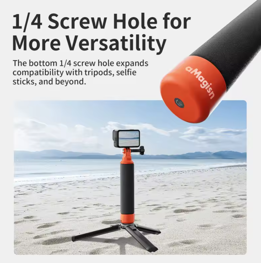 Schwimmender Handgriff Action Kamera für Insta360 X3 X4 X5 DJI Osmo Action GoPro