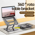 Metall Laptop Ständer 360° Drehbar Faltbar Tablet Notebook Halterung 10"-17"