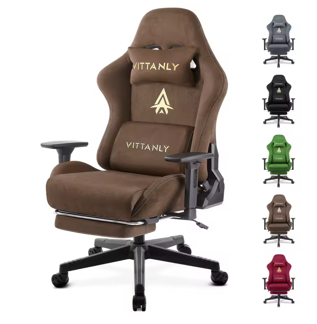 Gamingstuhl Bürostuhl Schreibtischstuhl Computerstuhl Lederimitat Ergonomisch
