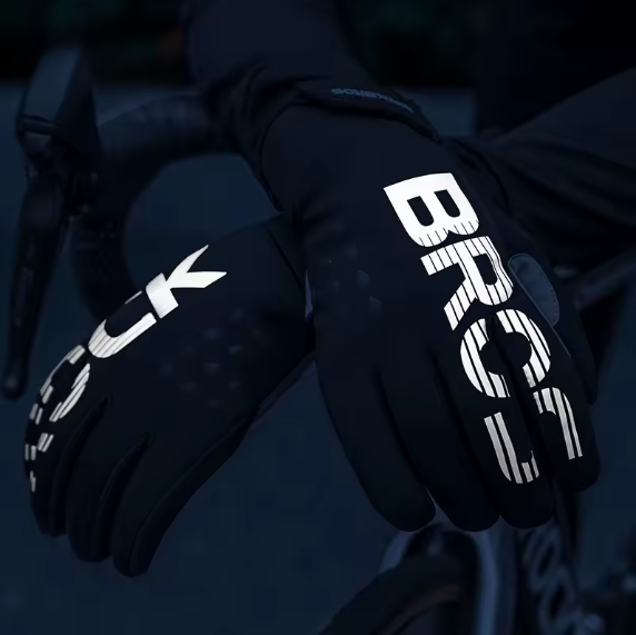Rockbros Vollfinger Fahrrad Handschuhe Herbst Fahrradhandschuhe SBR Touchscreen