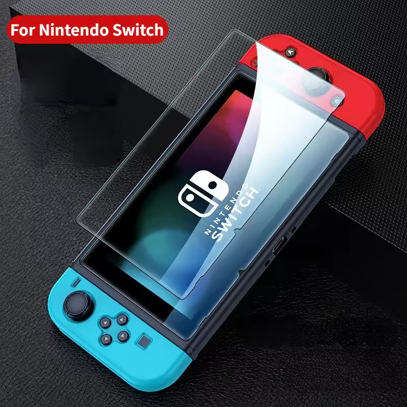 2X Schutzglas für Nintendo Switch / Switch OLED Lite Panzerfolie Display Schutz