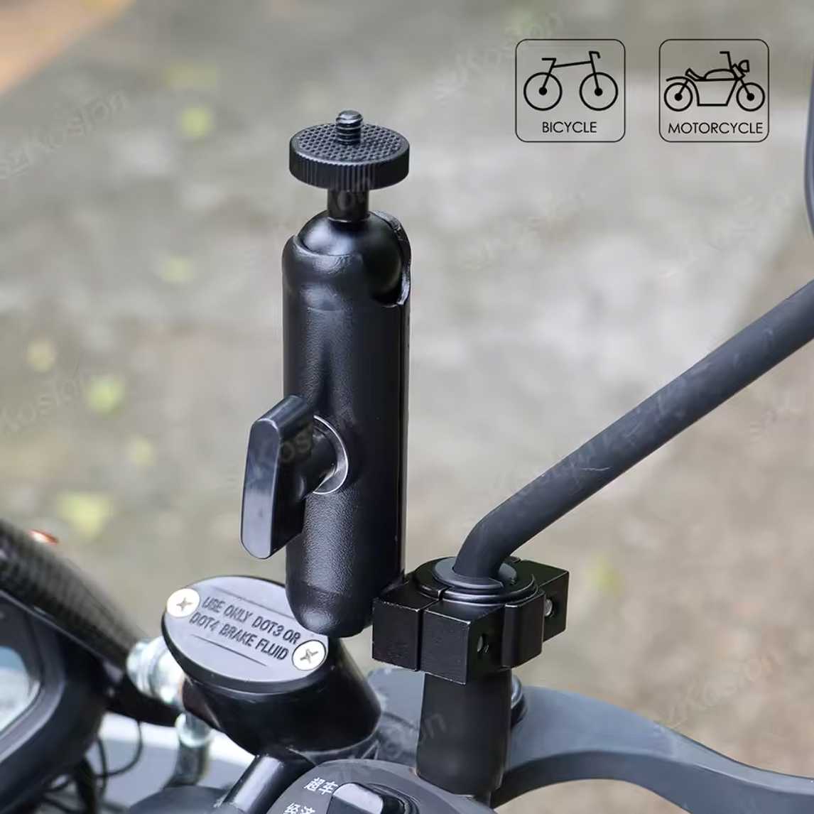 Fahrrad Motorrad Kamerahalterung Universal Actioncam Halterung Insta360 DJI Osmo